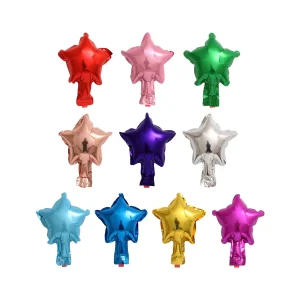 DOCENA SURTIDA Globo Estrella Unicolor 5″ Pulgadas