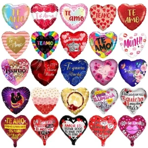 DOCENA SURTIDA Globo AMOR (45 Cms)